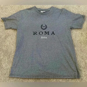 Vintage times  Roma Italian striped T shirt size m